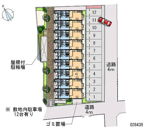 宇部市居能町３丁目 月極駐車場